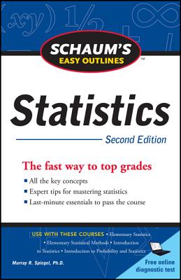 Seller image for Schaum's Easy Outline of Statistics, Second Edition (Paperback or Softback) for sale by BargainBookStores