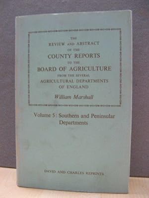 Seller image for The Review and Abstract of the County Reports to the Board of Agriculture, Volume 5: Southern and Peninsular Departments for sale by PsychoBabel & Skoob Books