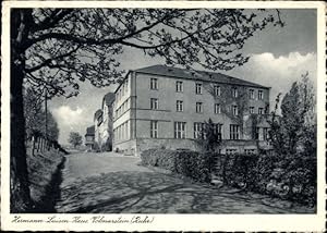 Bild des Verkufers fr Ansichtskarte / Postkarte Volmarstein Wetter an der Ruhr, Hermann Luisen Haus, Straenansicht zum Verkauf von akpool GmbH