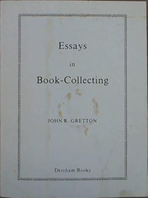Bild des Verkufers fr Essays in Book - Collecting zum Verkauf von Chapter 1
