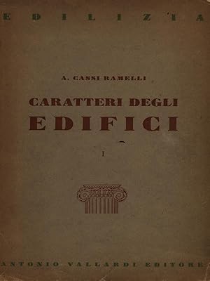 Image du vendeur pour Caratteri degli edifici I mis en vente par Librodifaccia