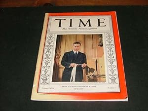 Time August 15 1938 Stock Exchange President Martin (Before He Jumped)