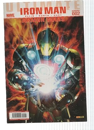 Image du vendeur pour ULTIMATE COMICS: IRON MAN: Numero 02: La Guerra de las Armaduras 3 y 4 - Warren Ellis (Panini 2010) mis en vente par El Boletin