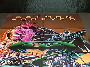 Batman Forever DC Comics Movie Adap Promo Poster 1995 Appr 34" X 22"