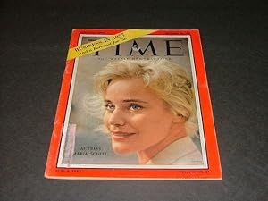 Time Dec 30, 1957 Maria Schell, Business Forecast For '58, Business In '57