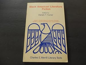 Bild des Verkufers fr Black American Literature, Darwin Turner, 1969 sc zum Verkauf von Joseph M Zunno