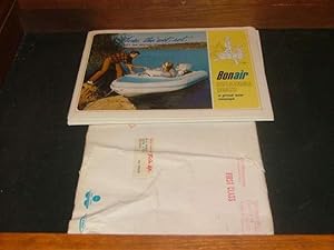 Bonair Inflatable Boats 1971 Advertising Package In Original Envelope