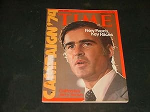 Time Oct 21 1974 California's Gov Jerry (Moonbeam) Brown; New Faces