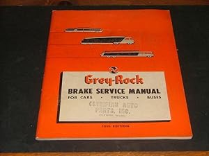 Grey-Rock Brake Svc Manual 10th Ed. 1953