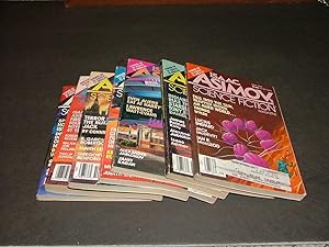 7 Iss Isaac Asimov's Science Fiction Mag May-Jun,Aug-Dec 1991 Tanith Lee