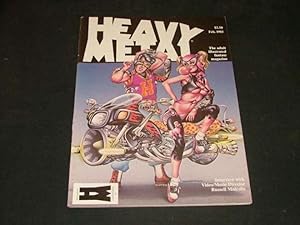 Heavy Metal Feb 1985 Chain Mail, Albinos,Triton,The Bus