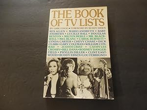 The Book of TV Lists, Gabe Essoe, 1981 SC