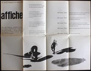 affiche. 16. Druck Stuttgart im März 1961 für Alice Kaluza anläßlich einer NN-Tanz-Aufführung in ...