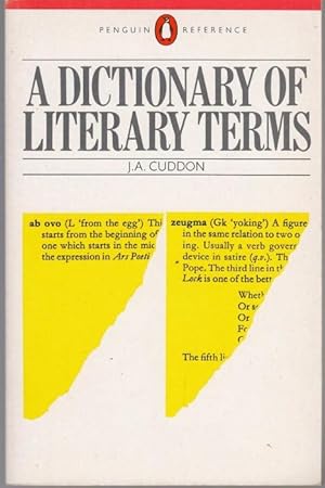 A Dictionary of Literary Terms. Revised edition