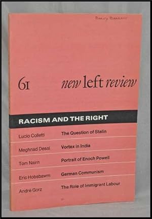 New Left Review, 61 (May-June 1970) : Racism and the Right