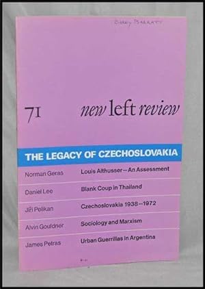 Bild des Verkufers fr New Left Review, 71 (January-February 1972) : the Legacy of Czechoslovakia zum Verkauf von Cat's Cradle Books