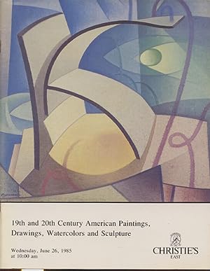 Seller image for Christies June 1985 19th & 20th C American Paintings, Watercolors, Sculpture for sale by thecatalogstarcom Ltd