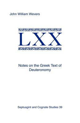 Immagine del venditore per Notes on the Greek Text of Deuteronomy (Paperback or Softback) venduto da BargainBookStores