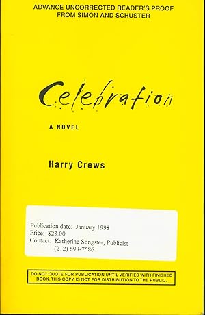 Imagen del vendedor de Celebration (Uncorrected Proof) a la venta por Eureka Books