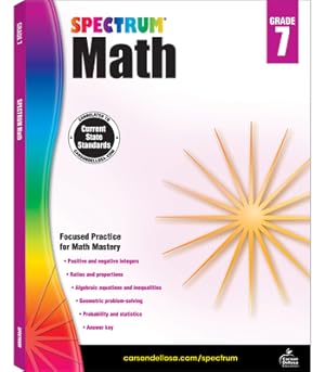 Seller image for Spectrum Math Workbook, Grade 7 (Paperback or Softback) for sale by BargainBookStores