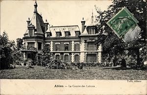 Ansichtskarte / Postkarte Ablon Val de Marne, La Courre des Lievres, Gebäude, Außenansicht vom Ga...
