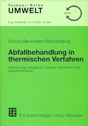 Abfallbehandlung in thermischen Verfahren. Verbrennung, Vergasung, Pyrolyse, Verfahrens- und Anla...