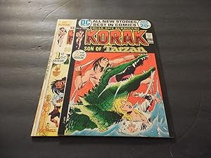 2 Issues Korak Son Of Tarzan #46-47 1972 Bronze Age DC Comics