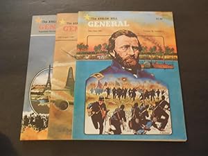 3 Issues Avalon Hill General V18, #s 1-3 No Inserts