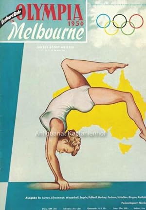 Bild des Verkufers fr Olympia in Melbourne1956.,Jahres-Sport-Meister Nr. 7. 10. Dezember 1956. zum Verkauf von Antiquariat Kastanienhof
