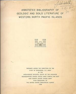 Bild des Verkufers fr Annotated Bibliography of Geologic and Soils Literature of Western North Pacific Islands zum Verkauf von Alplaus Books