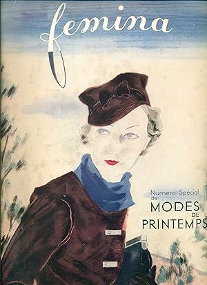 Bild des Verkufers fr Femina. Avril 1933. Numro Spcial Modes de Printemps zum Verkauf von Studio Bibliografico Marini