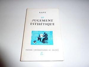 Seller image for Kant. Le Jugement esthtique : Textes choisis et traduits par Florence Khodoss for sale by JLG_livres anciens et modernes
