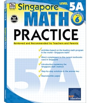 Immagine del venditore per Singapore Math Practice Level 5A, Grade 6 (Paperback or Softback) venduto da BargainBookStores