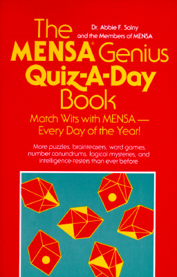Seller image for The Mensa Genius Quiz-A-Day Book (Paperback or Softback) for sale by BargainBookStores