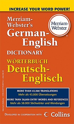 Bild des Verkufers fr Merriam-Webster's German-English Dictionary (Paperback or Softback) zum Verkauf von BargainBookStores