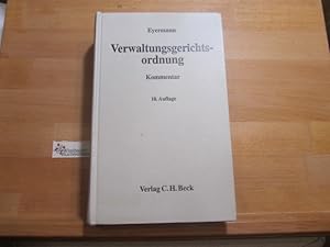 Bild des Verkufers fr Verwaltungsgerichtsordnung : Kommentar. begr. von Erich Eyermann und Ludwig Frhler zum Verkauf von Antiquariat im Kaiserviertel | Wimbauer Buchversand