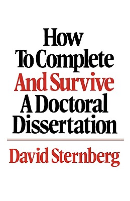 Immagine del venditore per How to Complete and Survive a Doctoral Dissertation (Paperback or Softback) venduto da BargainBookStores