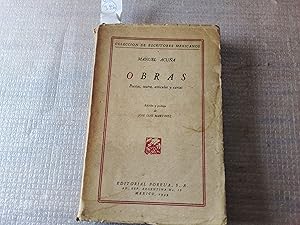 Bild des Verkufers fr Obras. Poesas, teatro, artculos y cartas. zum Verkauf von Librera "Franz Kafka" Mxico.