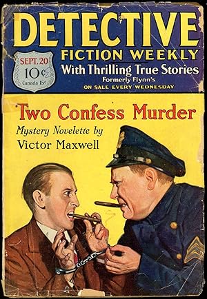 Imagen del vendedor de DETECTIVE FICTION WEEKLY a la venta por John W. Knott, Jr, Bookseller, ABAA/ILAB