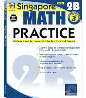 Immagine del venditore per Singapore Math Practice, Level 2B Grade 3 (Paperback or Softback) venduto da BargainBookStores