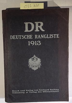Deutsche Rangliste umfassend das gesamte aktive Offizierkorps der deutschen Armee und marine und ...