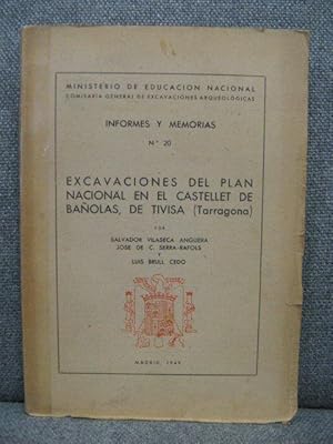 Imagen del vendedor de Excavaciones Del Plan Nacional En El Castellet De Banolas, De Tivisa (Tarragona) a la venta por PsychoBabel & Skoob Books