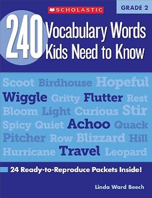 Seller image for 240 Vocabulary Words Kids Need to Know: Grade 2: 24 Ready-To-Reproduce Packets Inside! (Paperback or Softback) for sale by BargainBookStores