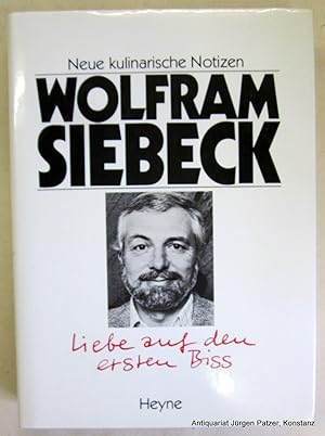 Bild des Verkufers fr Liebe auf den ersten Biss. Neue kulinarische Notizen. Mnchen, Heyne, 1985. Mit Illustrationen von Gnter Hugo Magnus. 253 S., 1 Bl. Or.-Pp. mit Schutzumschlag. (ISBN 3453360087). zum Verkauf von Jrgen Patzer