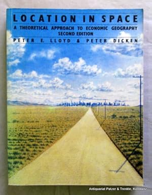 Bild des Verkufers fr Location in Space. A Theoretical Approach to Economic Geography. 2nd edition. London, Harper & Row, 1977. Gr.-8vo. Mit Kartenskizzen u. Illustrationen. XII, 474 S. Or.-Kart.; leicht angestaubt. (ISBN 063180596). zum Verkauf von Jrgen Patzer