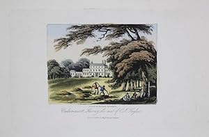 A Single Original Miniature Antique Hand Coloured Aquatint Engraving By J Hassell Illustrating Em...