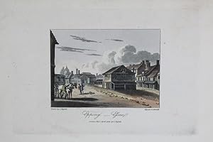 A Single Original Miniature Antique Hand Coloured Aquatint Engraving By J Hassell Illustrating Ep...