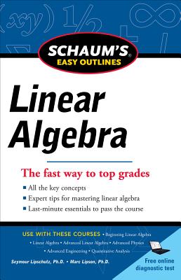 Immagine del venditore per Schaum's Easy Outlines Linear Algebra (Paperback or Softback) venduto da BargainBookStores