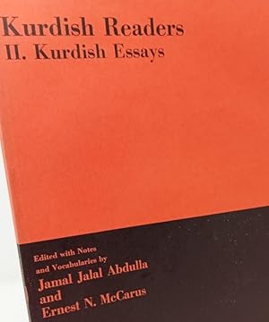 Immagine del venditore per Kurdish Readers. II. Kurdish Essays venduto da Shore Books