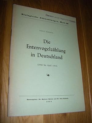 Die Entenvogelzählung in Deutschland (1948 bis April 1953)